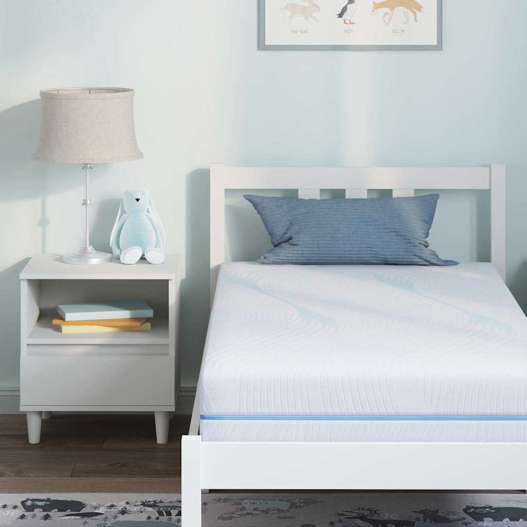 Materasso Bianco 80 x 160 cm Schiuma