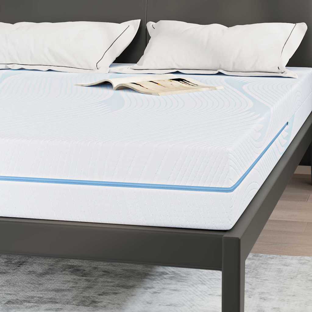 Materasso Bianco 140 x 190 cm Schiuma