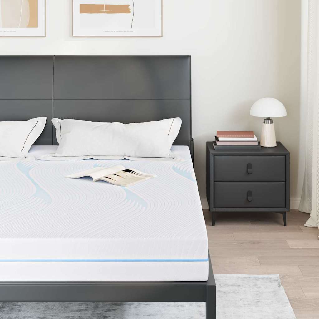 Materasso Bianco 200 x 200 cm Schiuma