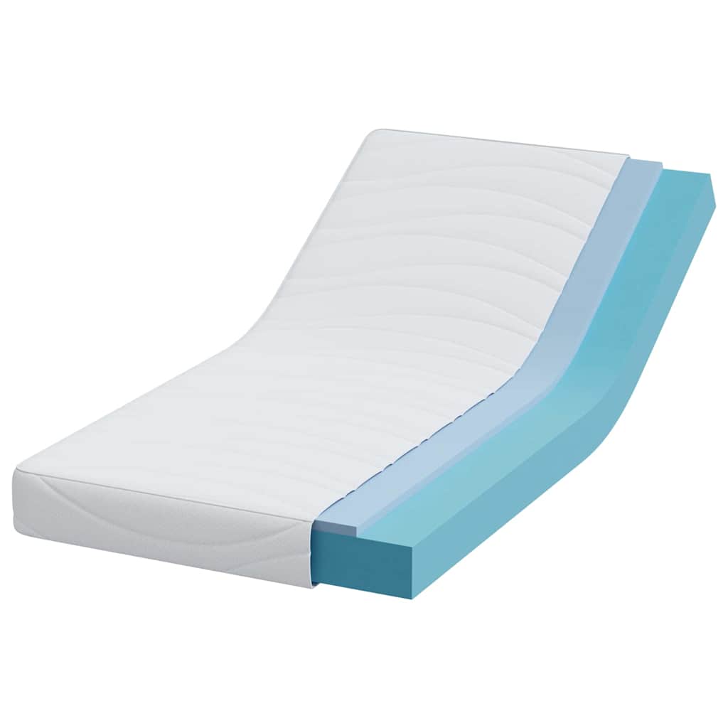 Materasso Bianco 80 x 160 cm Schiuma
