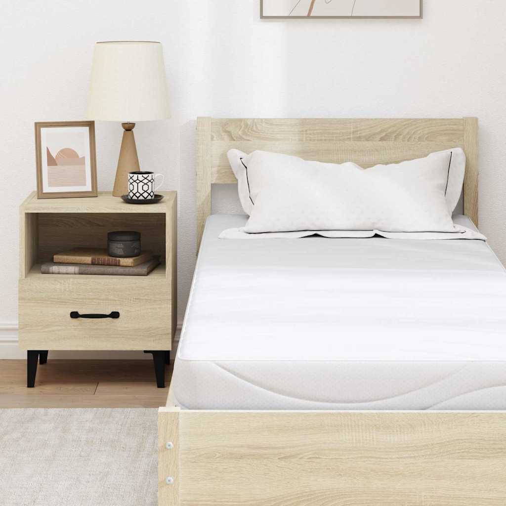 Materasso Bianco 80 x 200 cm Schiuma