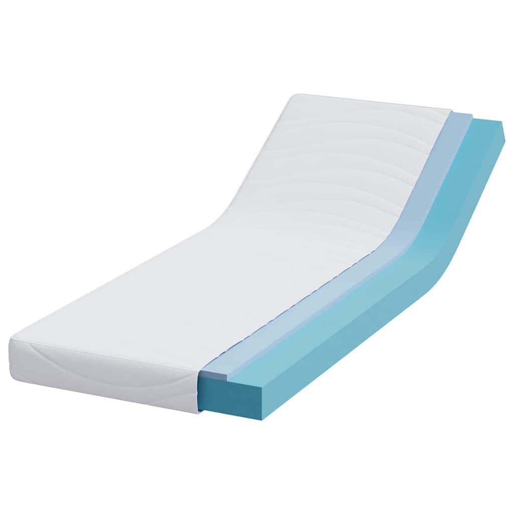 Materasso Bianco 80 x 200 cm Schiuma