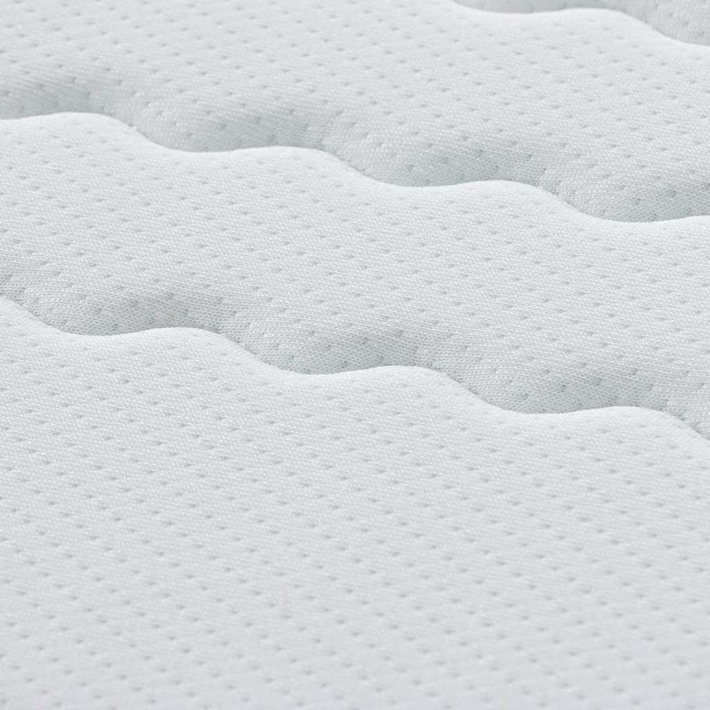 Materasso Bianco e Grigio 90 x 200 cm Molla Bonell