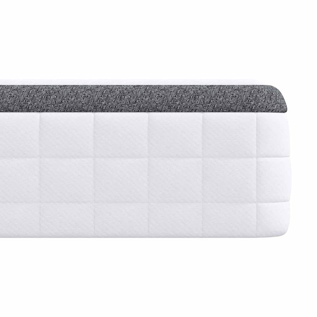 Materasso Bianco e Grigio 100 x 200 cm Molla Bonell