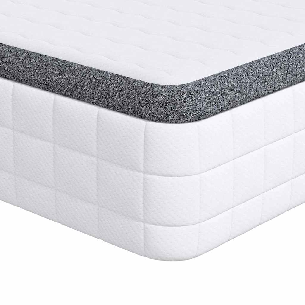 Materasso 2 pcs Bianco e Grigio 70 x 190 cm Molla Bonell