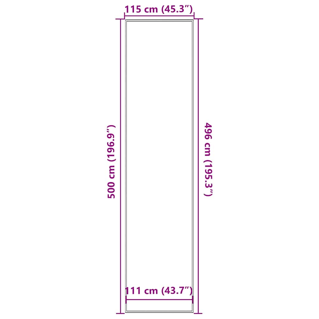 Zerbino Antracite 115x500 cm | homemem39