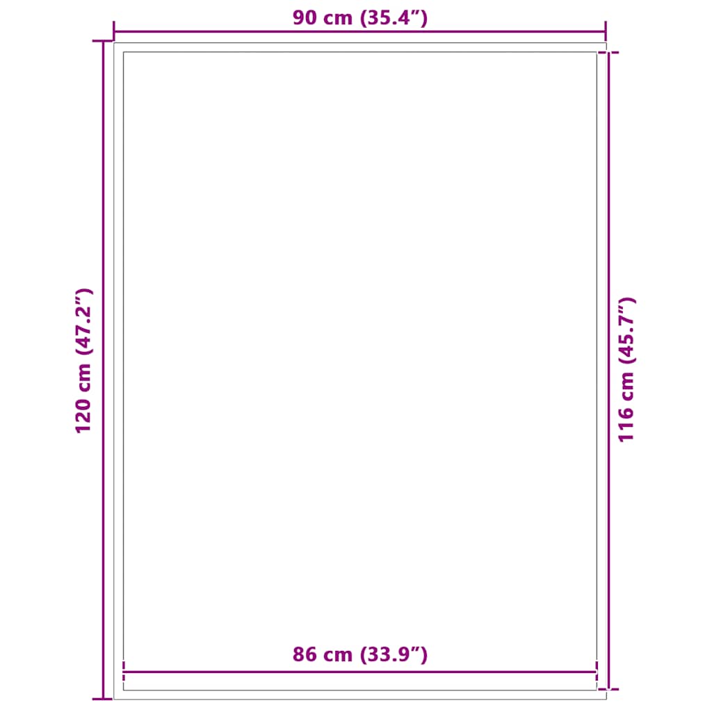 Zerbino Marrone 90x120 cm | homemem39