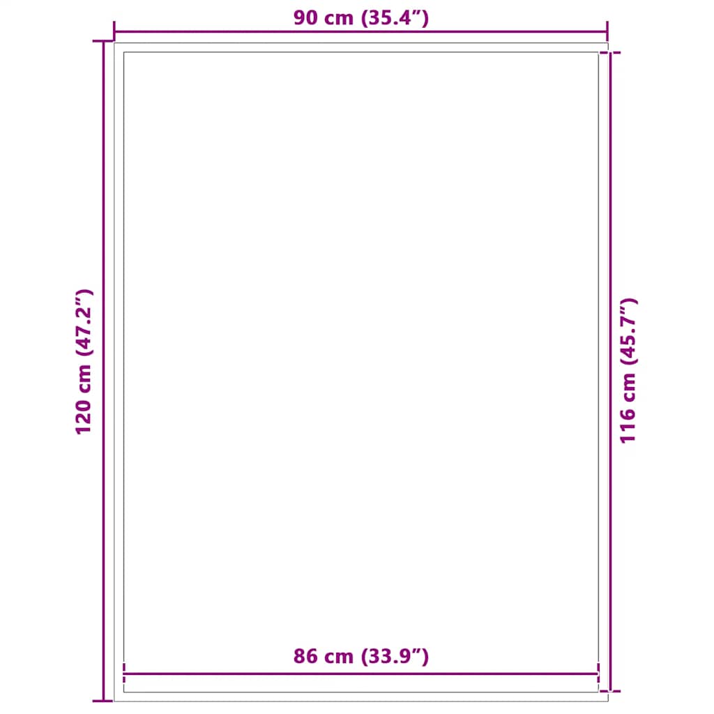Zerbino a Strisce Nere e Grigie 90x120 cm