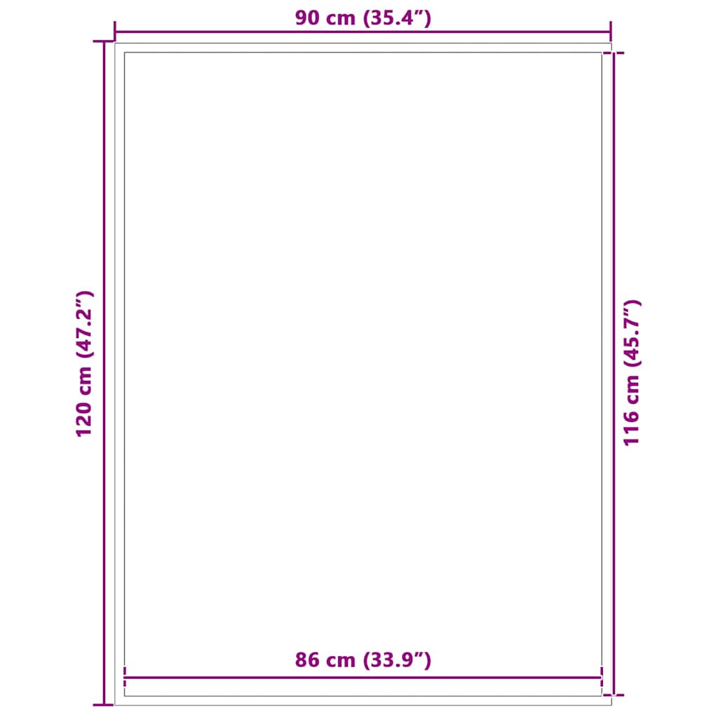 Zerbino Marrone 90x120 cm | homemem39