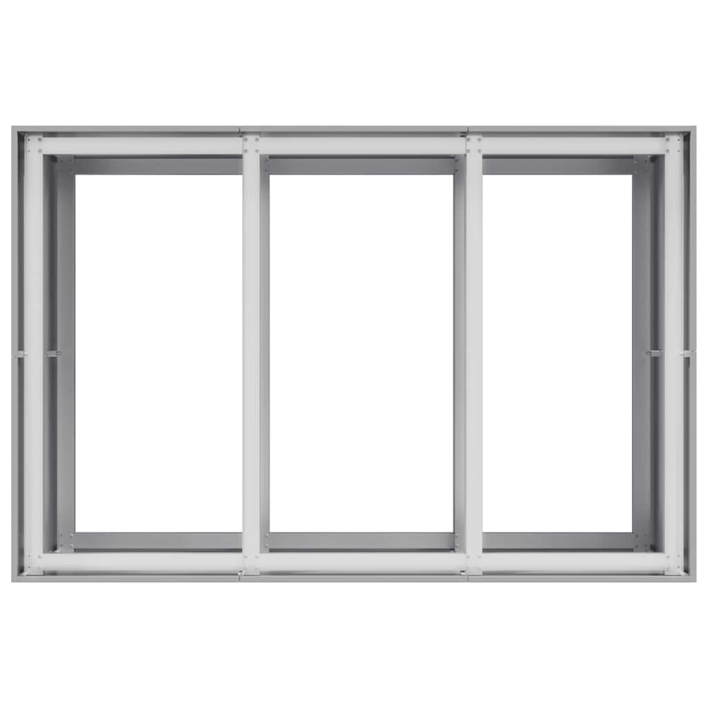 Fioriera 120x80x80 cm in Acciaio Zincato