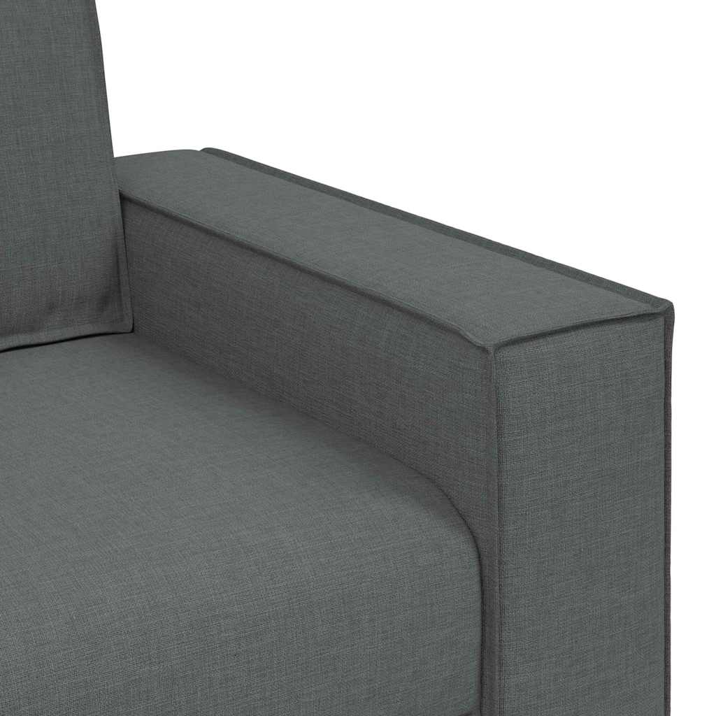 Set di divani con cuscino 3 pcs Grigio 220 x 78 x 84 cm Tessuto