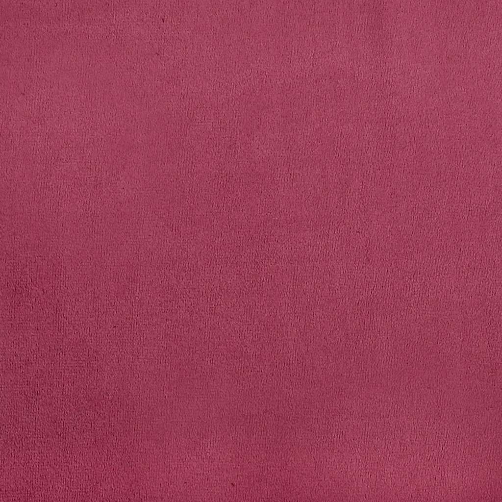 Set di Divani 3 pz con Cuscini Rosso Vino in Velluto | homemem39