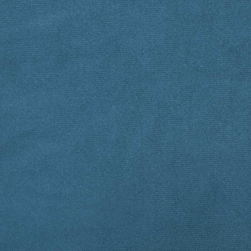 Set di Divani 3 pz con Cuscini Blu in Velluto | homemem39