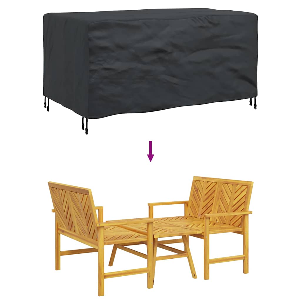 Copertura per mobili da esterno Nero 160 x 100 x 70 cm 600D