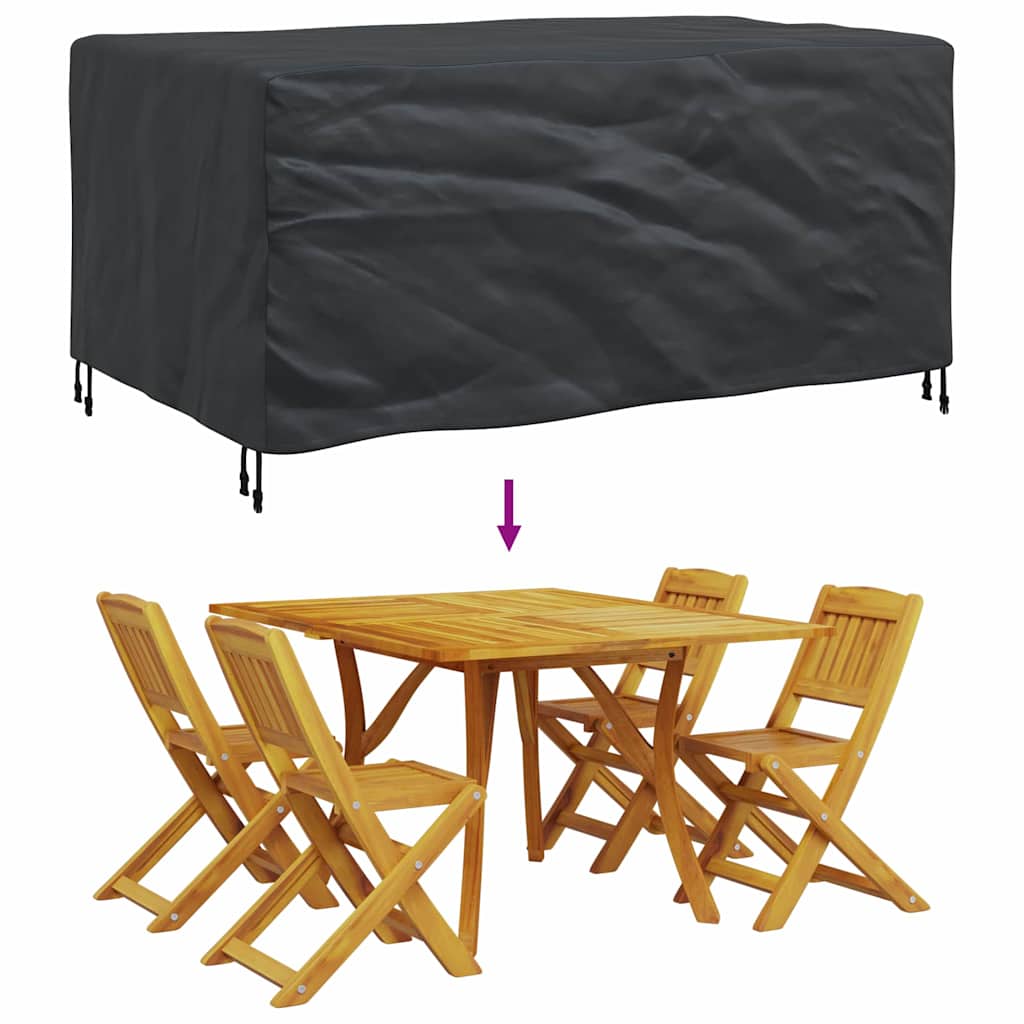 Copertura per mobili da esterno Nero 170 x 100 x 70 cm 420D