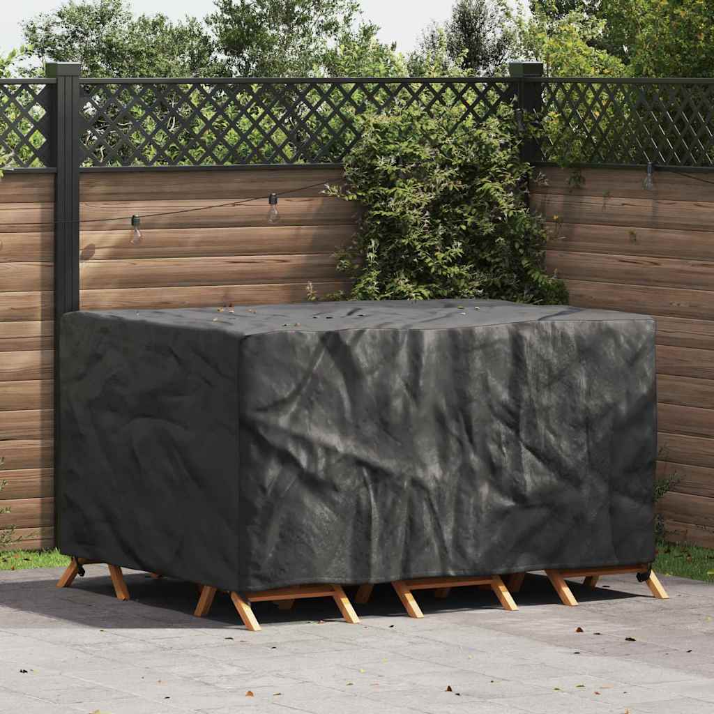 Copertura per mobili da esterno Nero 180 x 120 x 74 cm 600D