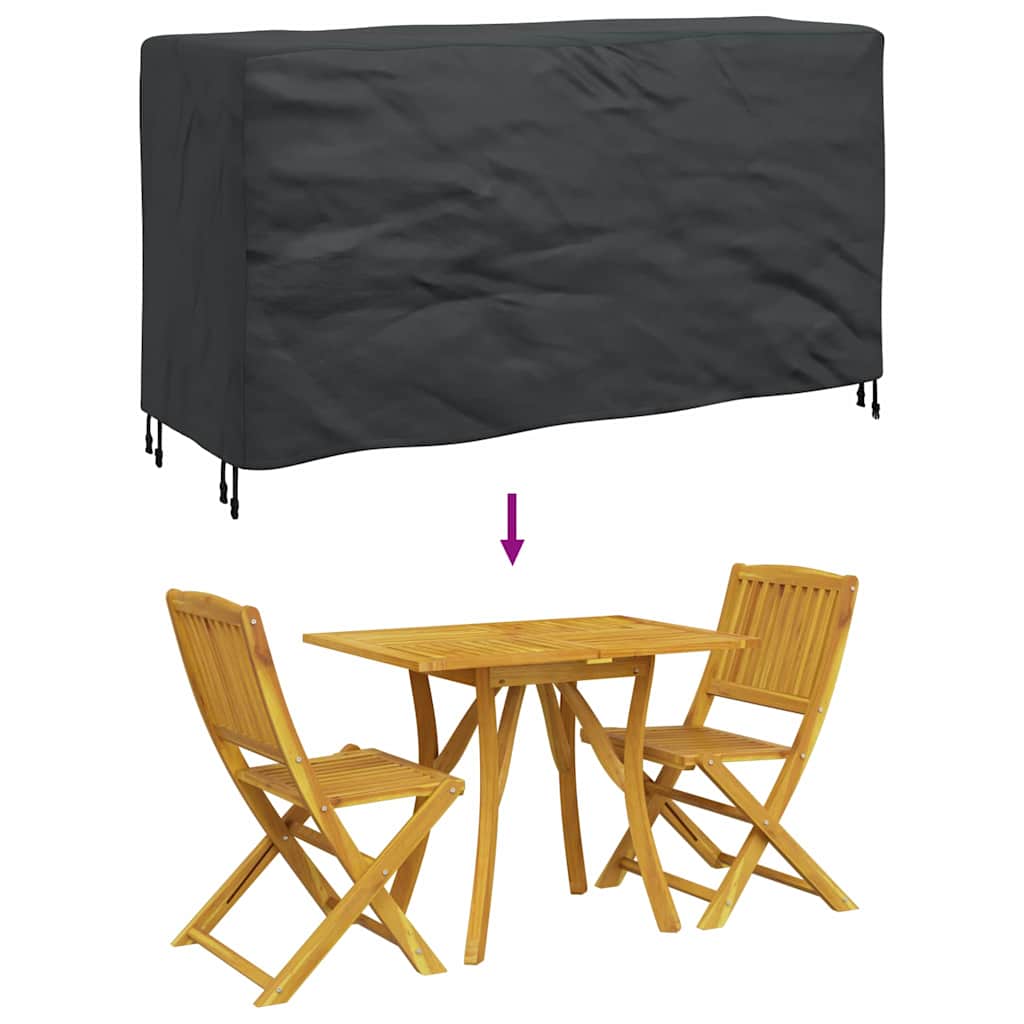 Copertura per mobili da esterno Nero 180 x 70 x 90 cm 420D