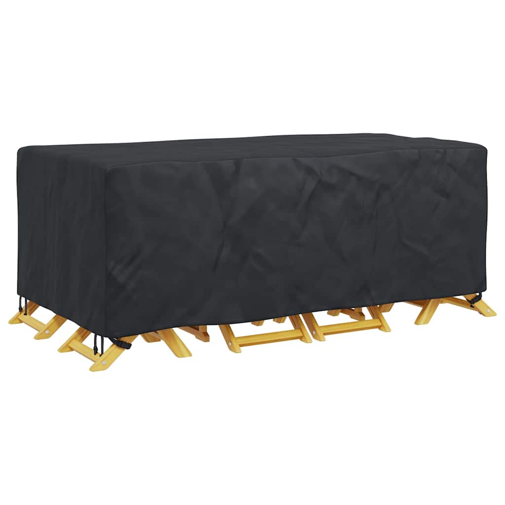 Copertura per mobili da esterno Nero 200 x 110 x 70 cm 210D