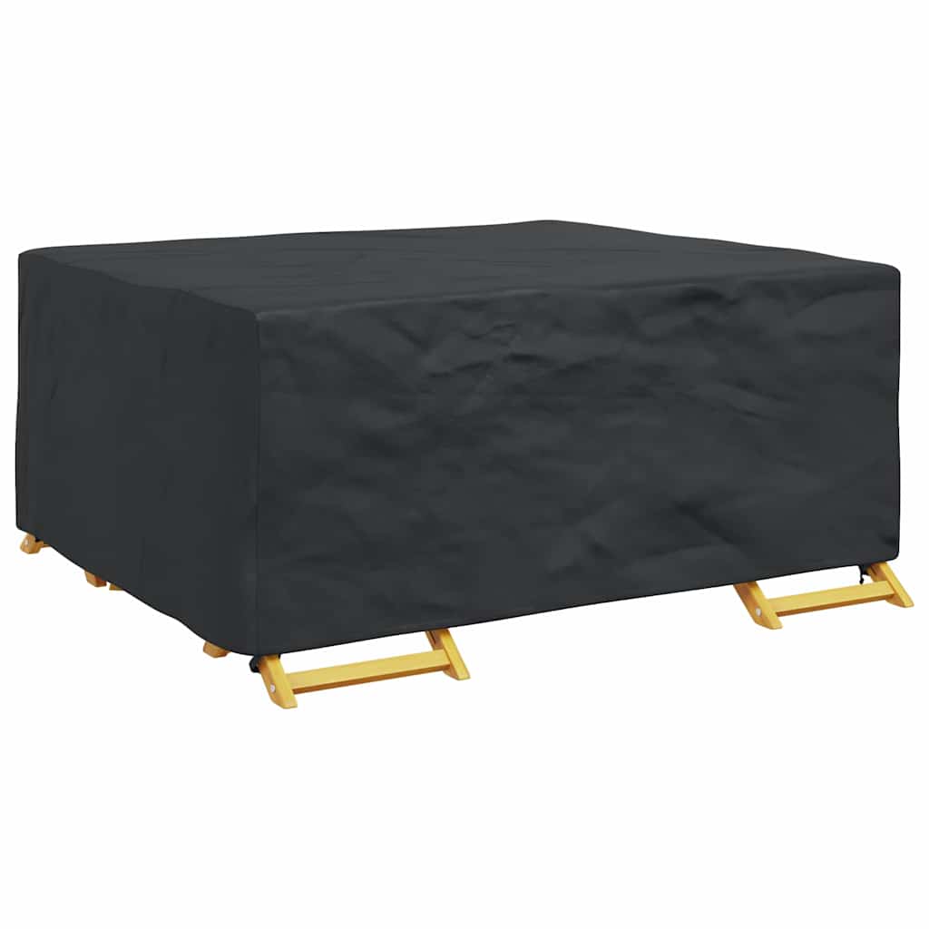 Copertura per mobili da esterno Nero 200 x 165 x 80 cm 210D