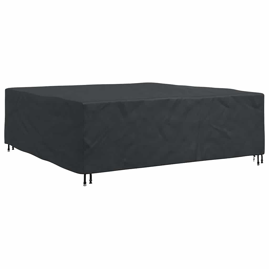 Copertura per mobili da esterno Nero 220 x 220 x 70 cm 210D