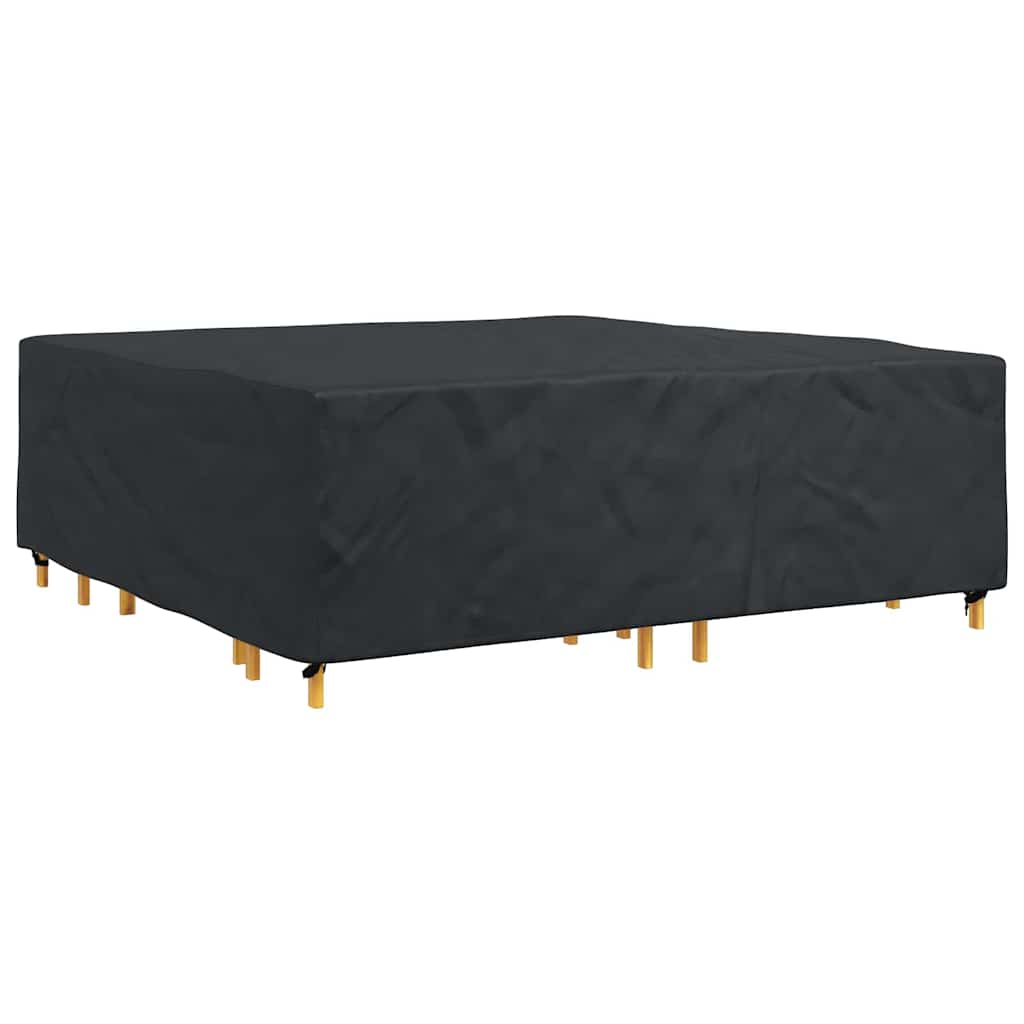 Copertura per mobili da esterno Nero 220 x 220 x 70 cm 210D