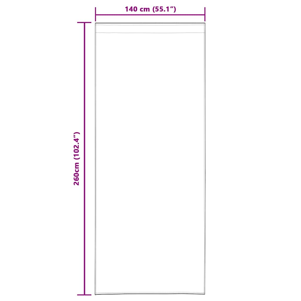 Tende oscuranti 2 pcs Rosso Vino 140 x 260 cm Velluto | homemem39