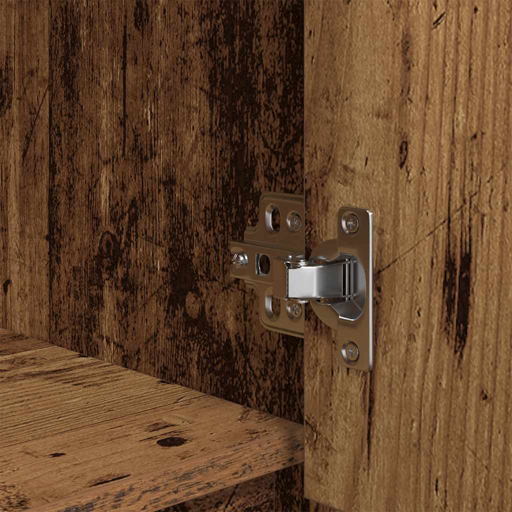 Armadio con Cassetto Legno Antico 55,5x34x119,5 cm Truciolato