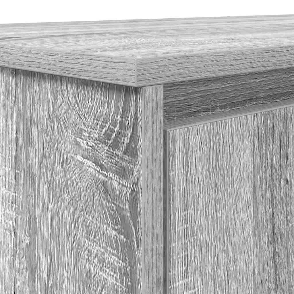 Scrivania Grigio Sonoma 120x42x76 cm in Legno Multistrato - homemem39