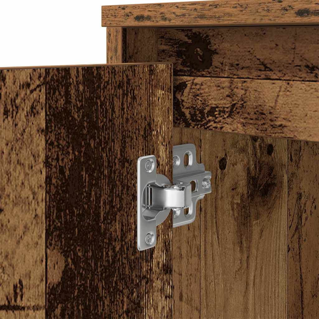 Scrivania Legno Antico 120x42x76 cm in Legno Multistrato - homemem39