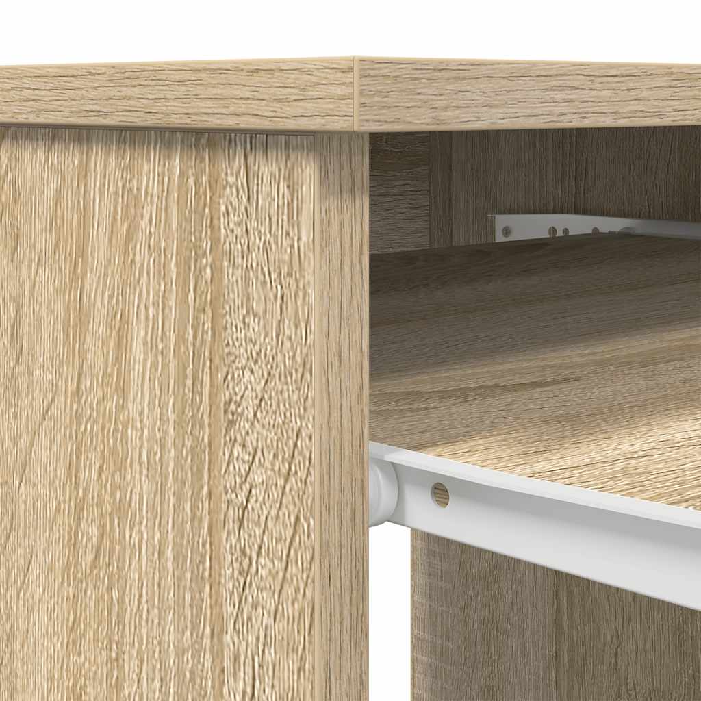 Scrivania Rovere Sonoma 86x49x76 cm in Legno Multistrato