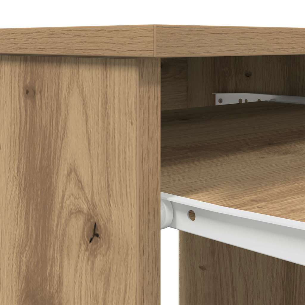 Scrivania Rovere Artigianale 86x49x76 cm in Legno Multistrato | homemem39