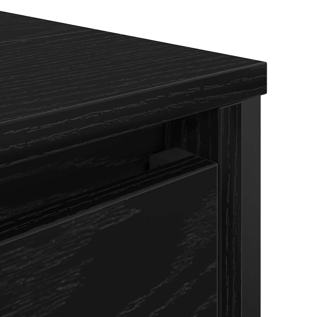 Mobile Lavabo da Bagno Nero 60x34,5x60 cm | homemem39