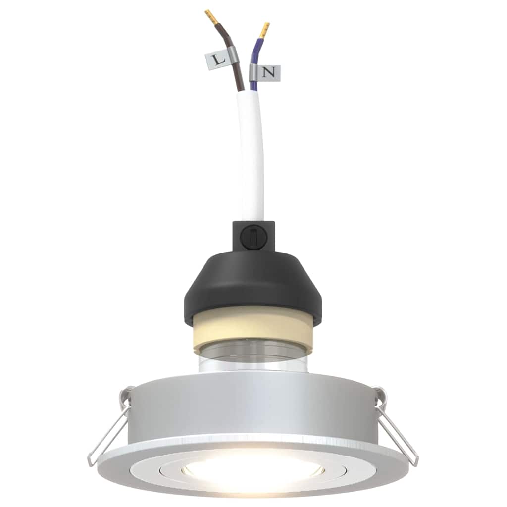 Spotlights con i riflettori Argento 9 x 9 x cm Alluminio