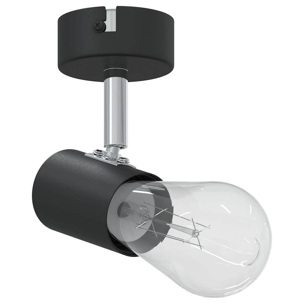 Faretto da soffitto Nero 6,5 x 6 x 11,5 cm Metallo - homemem39