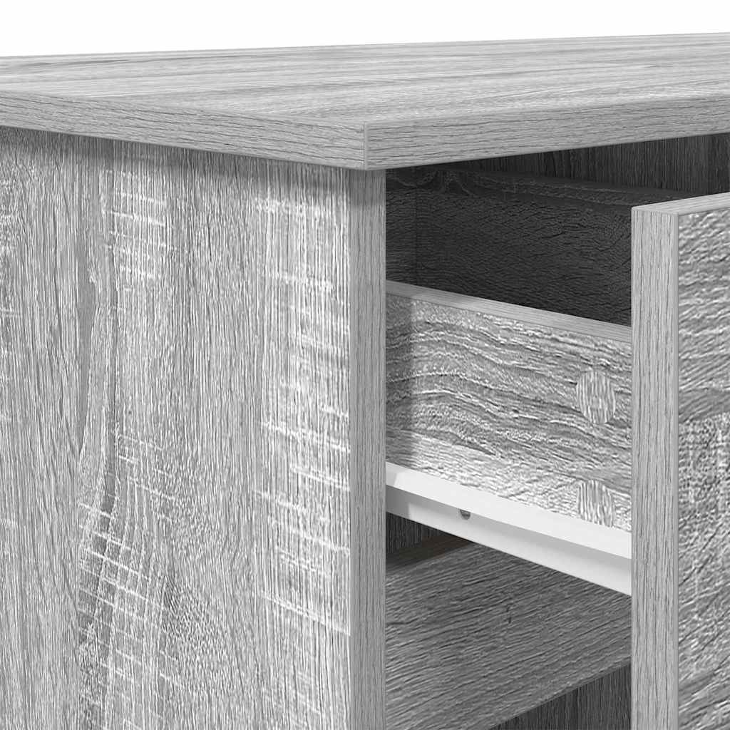 Scrivania Grigio sonoma Legno ingegnerizzato 140 x 49 x 76 cm