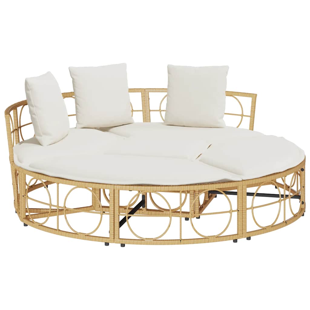 Lettino Prendisole Esterno senza Tetto in Polyrattan - homemem39