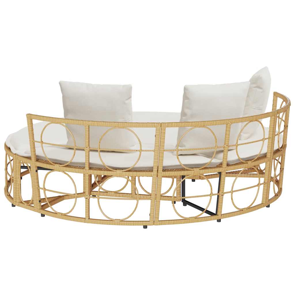 Lettino Prendisole Esterno senza Tetto in Polyrattan - homemem39