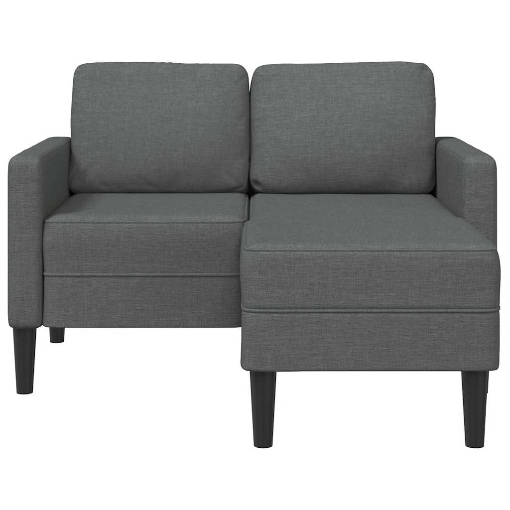 Divano a 2 posti con chaise longue a L 125 cm