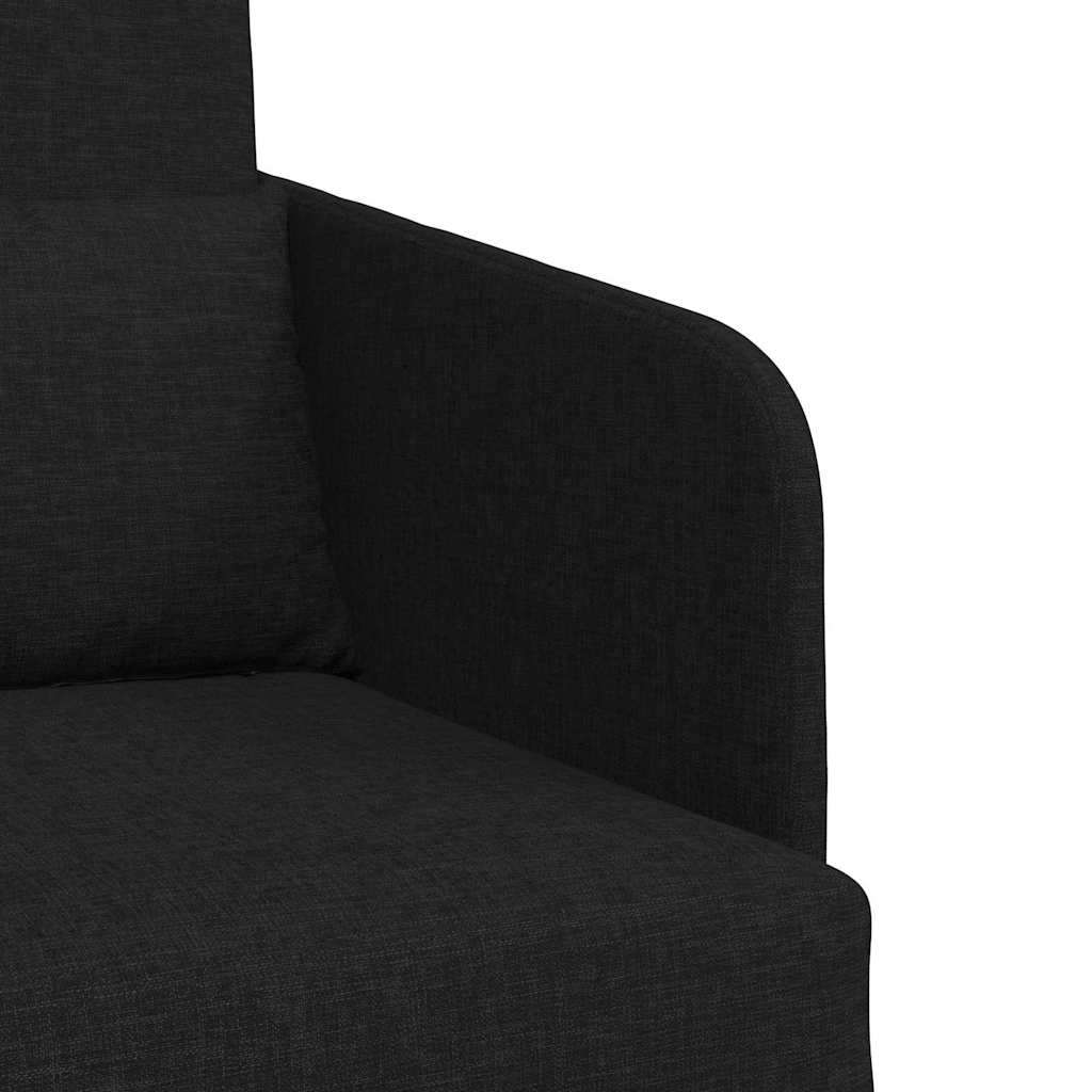 Divano letto Nero 65 x 80 x 83 cm Tessuto