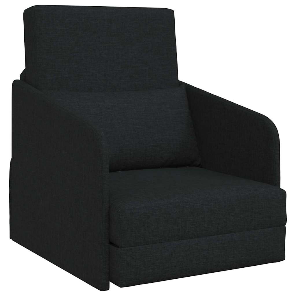 Divano letto Nero 65 x 80 x 83 cm Tessuto