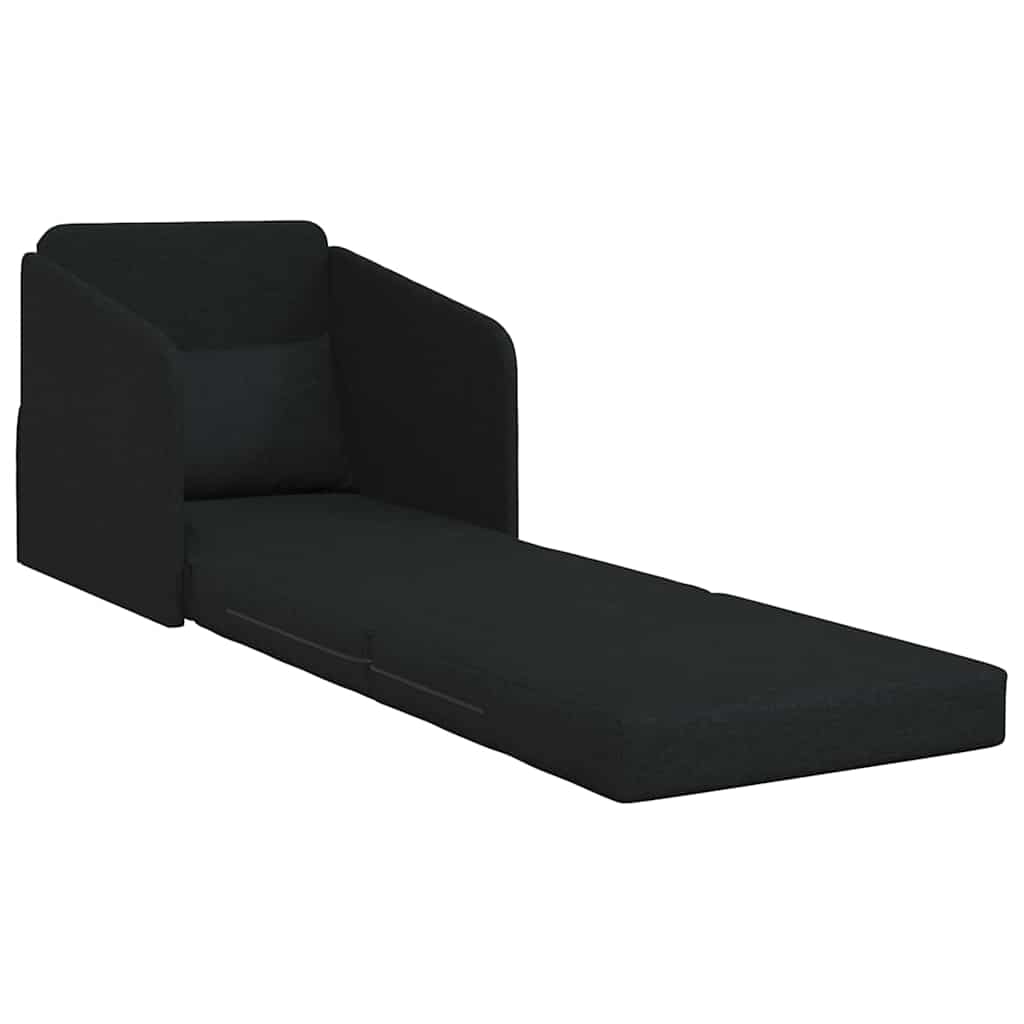 Divano letto Nero 65 x 80 x 83 cm Tessuto