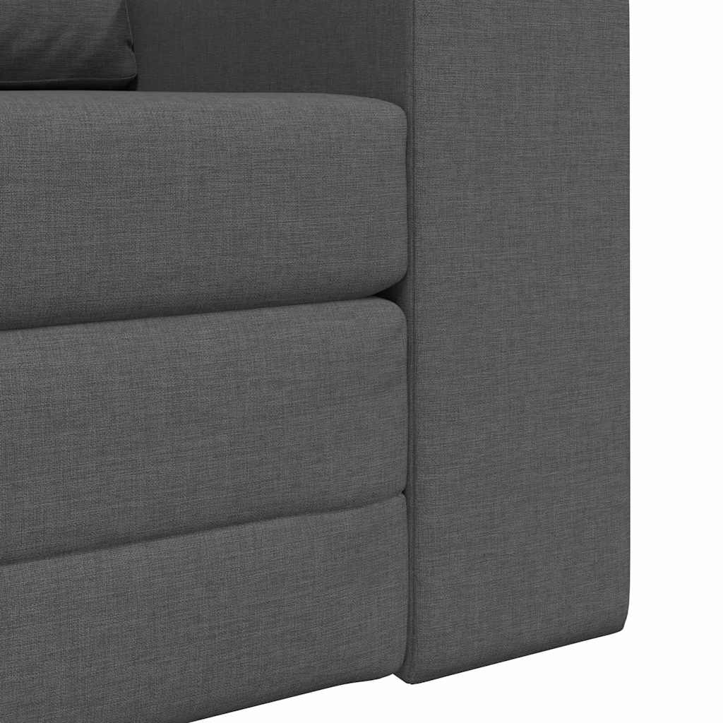 Divano letto Grigio scuro 98 x 71 x 83 cm Tessuto