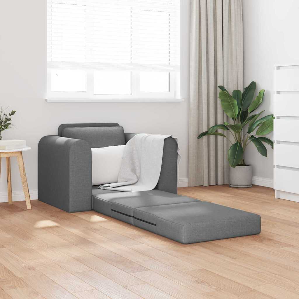 Divano letto Grigio scuro 98 x 71 x 83 cm Tessuto
