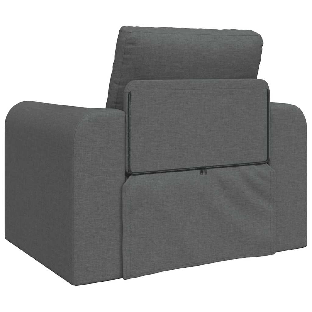Divano letto Grigio scuro 98 x 71 x 83 cm Tessuto