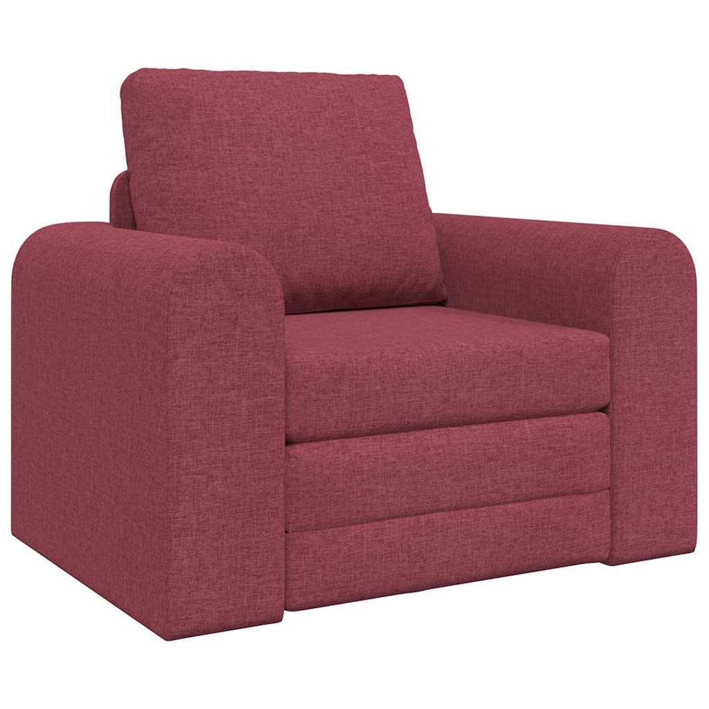 Divano letto Rosso vino 98 x 71 x 83 cm Tessuto
