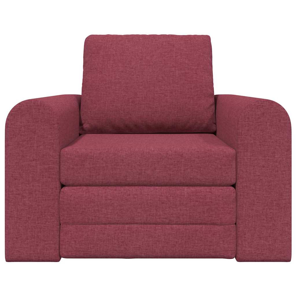 Divano letto Rosso vino 98 x 71 x 83 cm Tessuto