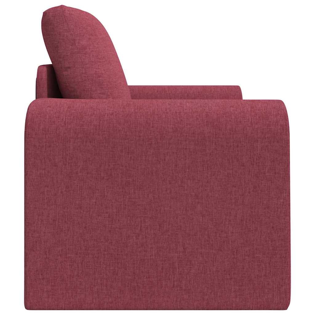 Divano letto Rosso vino 98 x 71 x 83 cm Tessuto
