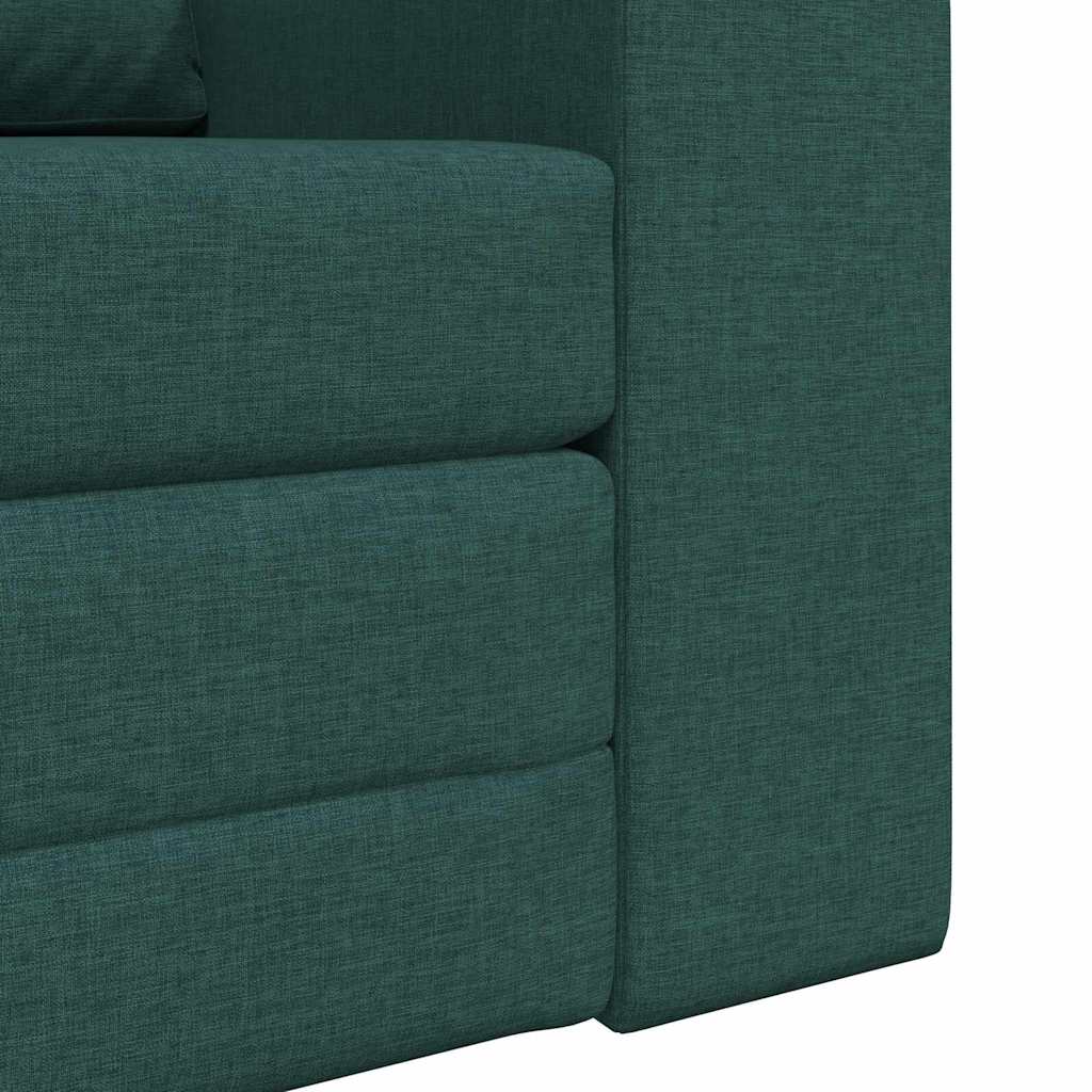 Divano letto Verde scuro 98 x 71 x 83 cm Tessuto