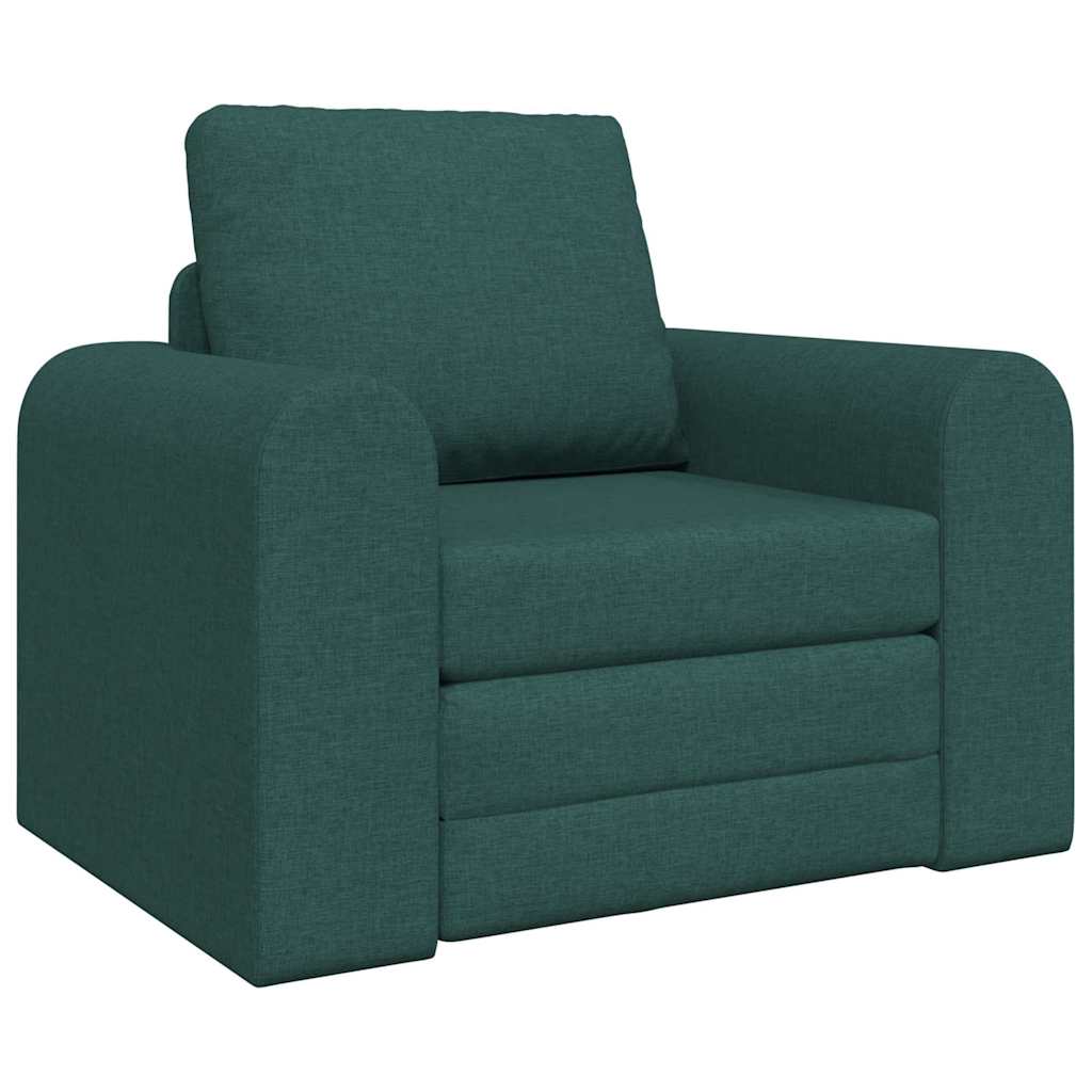 Divano letto Verde scuro 98 x 71 x 83 cm Tessuto