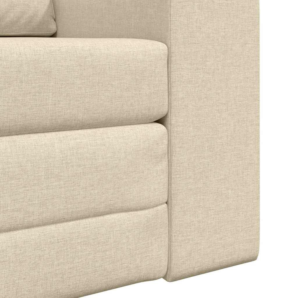 Divano letto Crema 98 x 71 x 83 cm Tessuto